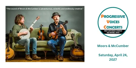 Moors & McCumber - presented by Progressive Voices Concerts