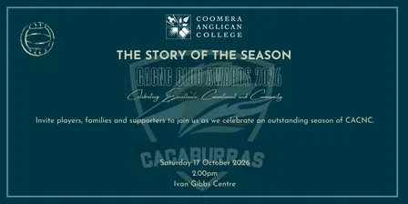 Coomera Anglican College Netball Club Awards 2026