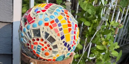 Mosaic bowling ball