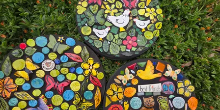 Thursday Mosaic Stepping Stone Workshop