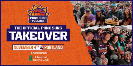 PHNX Suns Takeover vs Trailblazers with Chestnut Sports Club