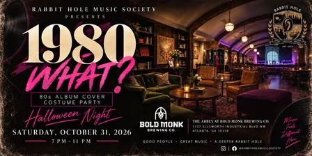 1980 What? 80's Album Cover Party