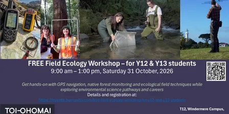 FREE Field Ecology Workshop – for Y12 & Y13 students