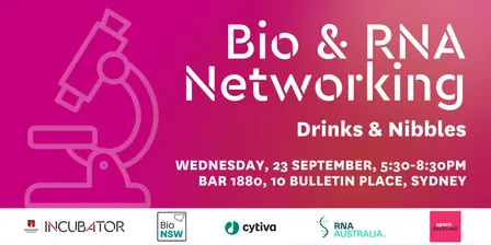 Bio & RNA Networking Drinks and Nibbles | Spark Festival