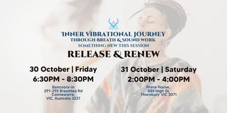 Inner Vibrational Journey through Breath & Sound Work