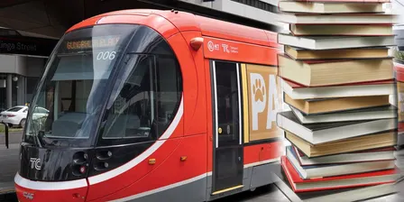 Light Rail Local Reads - on board!