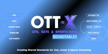 EPG, SCTE, & SPORTS DATA Roundtables