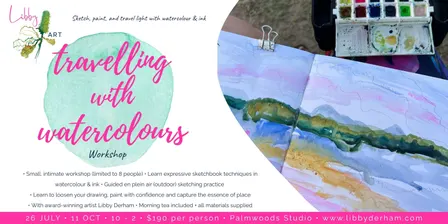 Travelling with Watercolours - en plein air and sketchbook practice_Oct 11th 2026