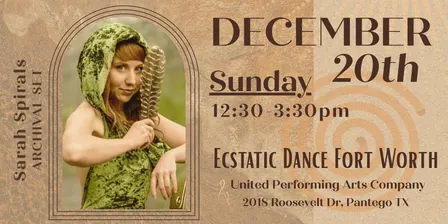 Ecstatic Dance Fort Worth - December 20th - SUNDAY