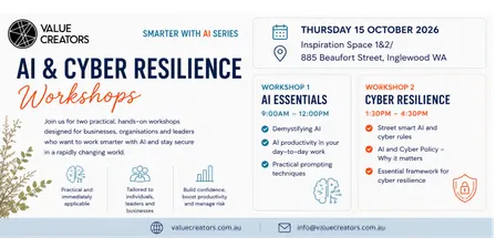Smarter with AI Series: AI Essentials & Cyber Resilience Workshops
