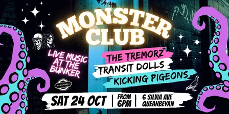 Music @ The Bunker - The Tremorz, Kicking Pigeons, Transit Dolls
