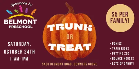 Belmont Preschool's Trunk or Treat
