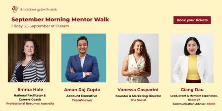 September Morning Mentor Walk by Ambitious Growth Circle