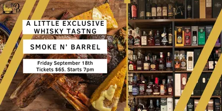 September 18th - Whisky Tasting