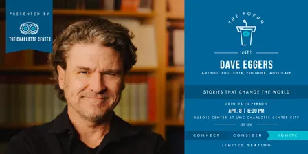 The Charlotte Ideas Festival with Dave Eggers