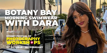 Botany Bay beachwear shoot with Dara