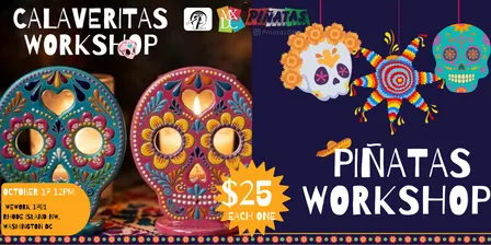 "Calaveritas" Workshop/"Piñatas" Workshop