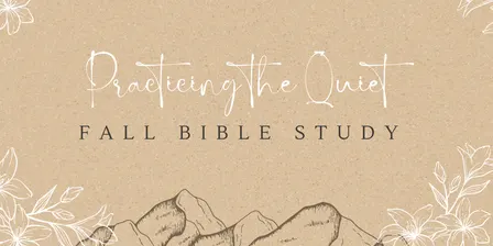 Practicing the Quiet A Free Fall Bible Study (6 weeks)