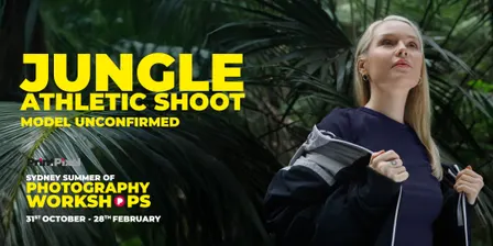 Jungle Cool fitness shoot with [Model pending]