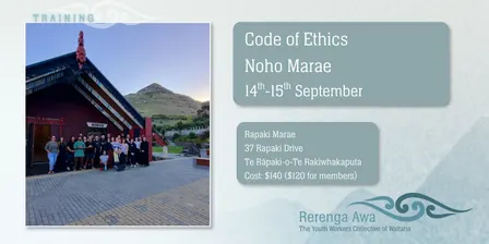 COE Noho Marae September 2026