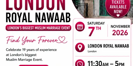 Muslim Marriage Events London - 3 Age Groups | 7th November 2026