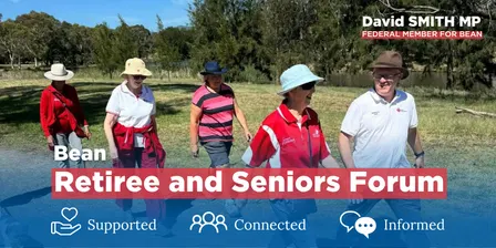 2026 Bean Retiree and Seniors Forums - Woden