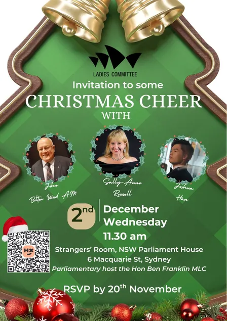 SOHLC Christmas Cheer at Parliament House