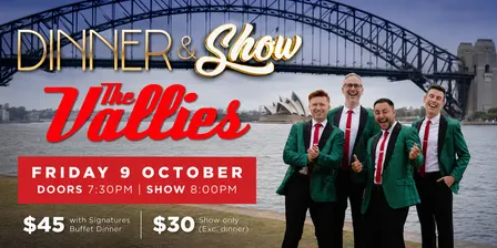 The Vallies - DINNER & SHOW