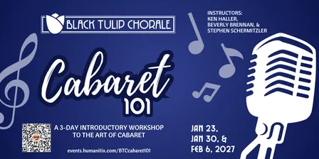CABARET 101: a 3-day introductory workshop to the art of cabaret