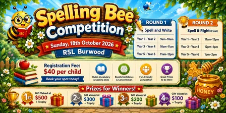 Spelling Bee Competition at Kids Enrichment Expo Oct 2026