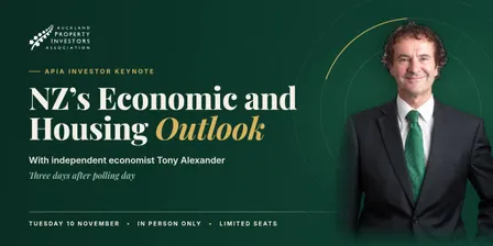 Tony Alexander's EOY Economic & Housing Outlook