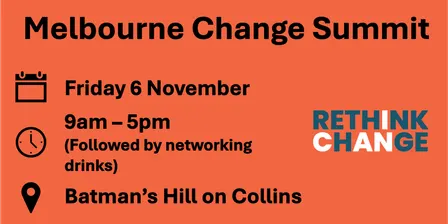 Rethink Change Melbourne Summit 2026