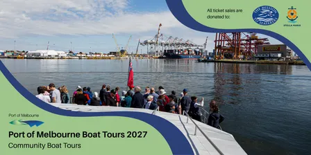 Port of Melbourne Boat Tours 2027