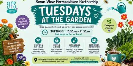 Tuesdays at Swan View Community Garden