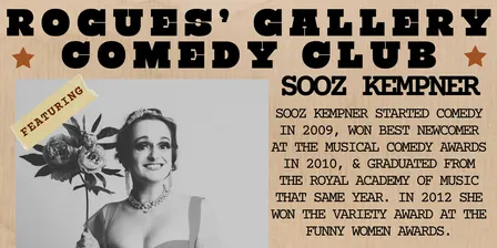 Rogues' Gallery Comedy Club: Sooz Kempner + Paul Dennis
