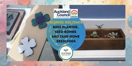 School holiday- Mini Planter, Seed Bombs and Take-Home Seedlings, The ReCreators Green Space, Tue 29 Sep, 10am-2pm