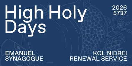 Kol Nidrei (Renewal) - HHD 2026/5787 at Emanuel Synagogue