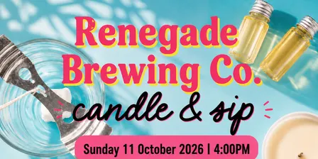 Candle & Sip at Renegade Brewing Co. w/ Purple Goddess and Co.