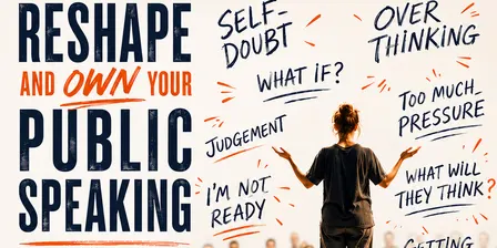 Reshape and OWN your Public Speaking. September retreat.