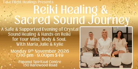 Hands On Reiki Healing & Sacred Sound Journey