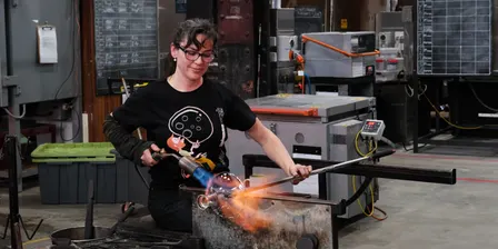 Halloween Glass Demonstration with Jacquline Knight