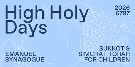 Sukkot for Children - HHD 2026/5787 at Emanuel Synagogue