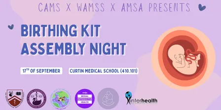 CAMS X WAMSS X AMSA Birthing Kit Assembly Night