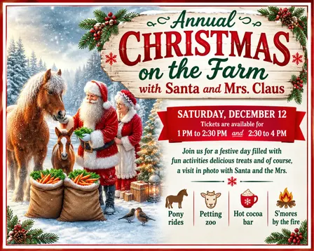 Christmas on the Farm with Santa & Mrs. Claus