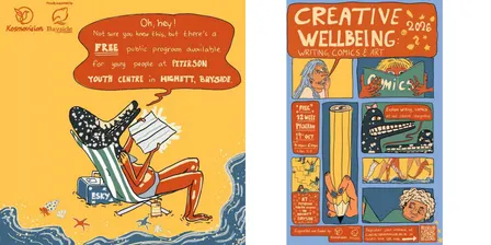 Creative Wellbeing: Writing, Comics & Art – Bayside