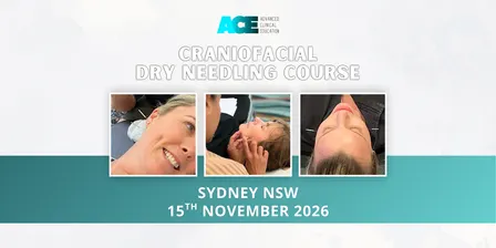Craniofacial Dry Needling Course SYDNEY NSW (15 Nov 2026)