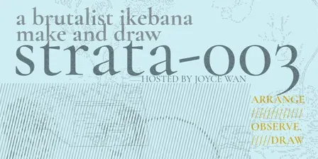 STRATA-003 | Brutalist Ikebana Still Life Workshop