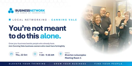 D32 Business Networking Perth – Canning Vale - Thu 22 Oct