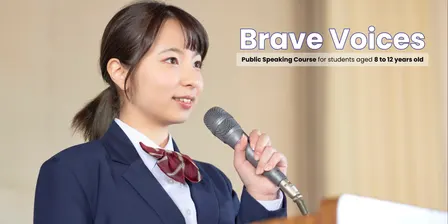 School Holidays: Brave Voices Club - Public Speaking for Kids aged 8 to 12 years old