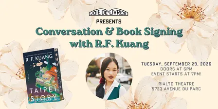 Conversation & Book Signing with R.F. Kuang!